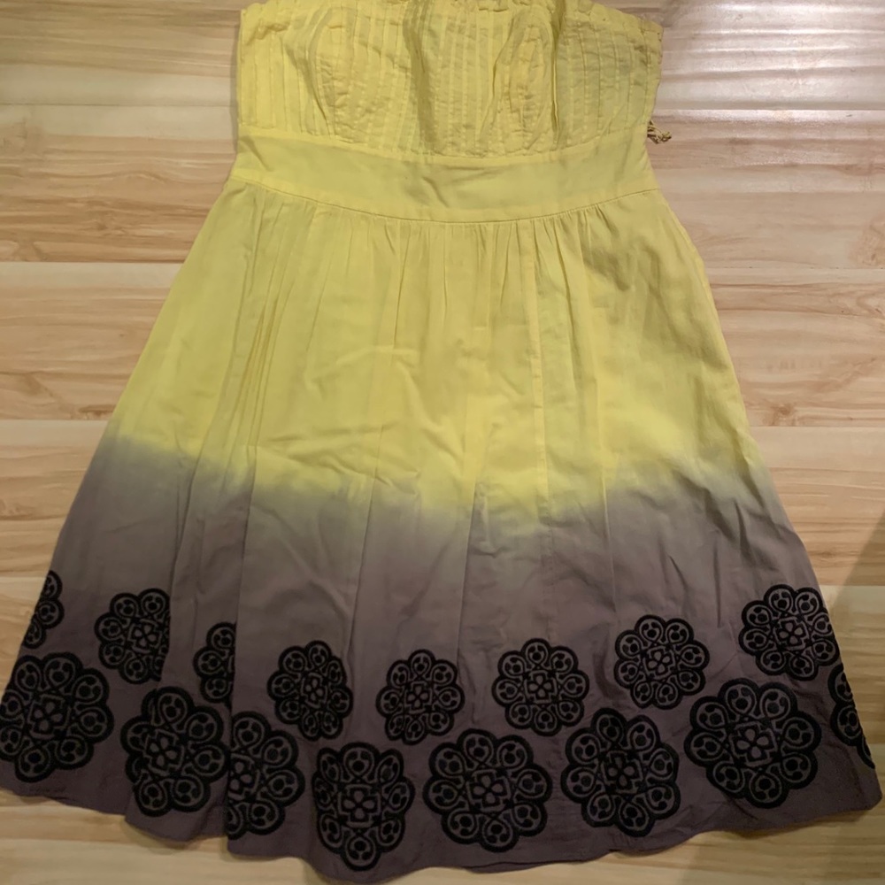 •Anthropologie• Strapless Dress